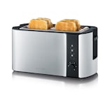 thumbnail of SEVERIN grille-pains 2 fentes 1400w inox/noir at2590
