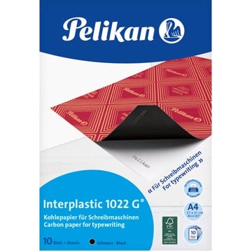 Pelikan Kohlepapier interplastic 1022 G, DIN A4, 10 Blatt