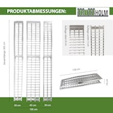 thumbnail of TRUTZHOLM Auffahrrampe 3-teilig klappbar 305 cm Alu grau Motorradrampe Verladerampe Pickup Rampe