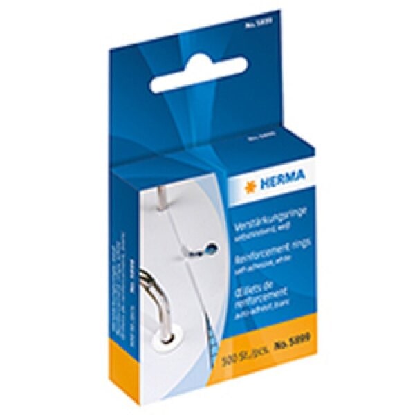 HERMA Oeillet de renforcement 12 mm plastique blanc Lot de 500