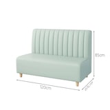 thumbnail of Gastro Sitzbank Diner Sofa – gepolsterte Restaurant Bank für Café, Bar & Hotel – Hellgrün【KZ07-18】