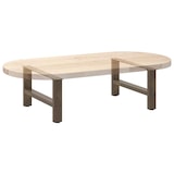 thumbnail of vidaXL Couchtischbeine Naturstahl 2 Stk. 70x(30-31) cm Stahl