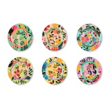 thumbnail of Excelsa set 6 sottopiatti Fiori Frida plastica 33x2x33 cm multicolor