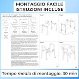 thumbnail of Yelloo - mod. MILANO Ensemble table 120x70 cm + 4 chaises modernes grises et noires