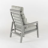 thumbnail of Sillón de exterior reclinable, Aluminio, Color Gris, 59x72x112