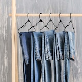 thumbnail of Lot De 10 Cintres Noirs En Plastique Cin10 De Garnier