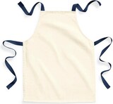 thumbnail of FairTrade Cotton Junior Craft Apron: One Size / Natural/Pistachio