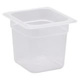 thumbnail of CAMBRO - 66PP-190 - Contenitore GN 1/6 2,2 L - 16,2 x 17,6 x 15 cm - Bianco traslucido - 1 unità in vendita.