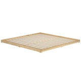 thumbnail of Extra großes und niedriges Futonbett 200x200 Holzbett Esche lackiert V-60.47E-20 Rollrost inkl.