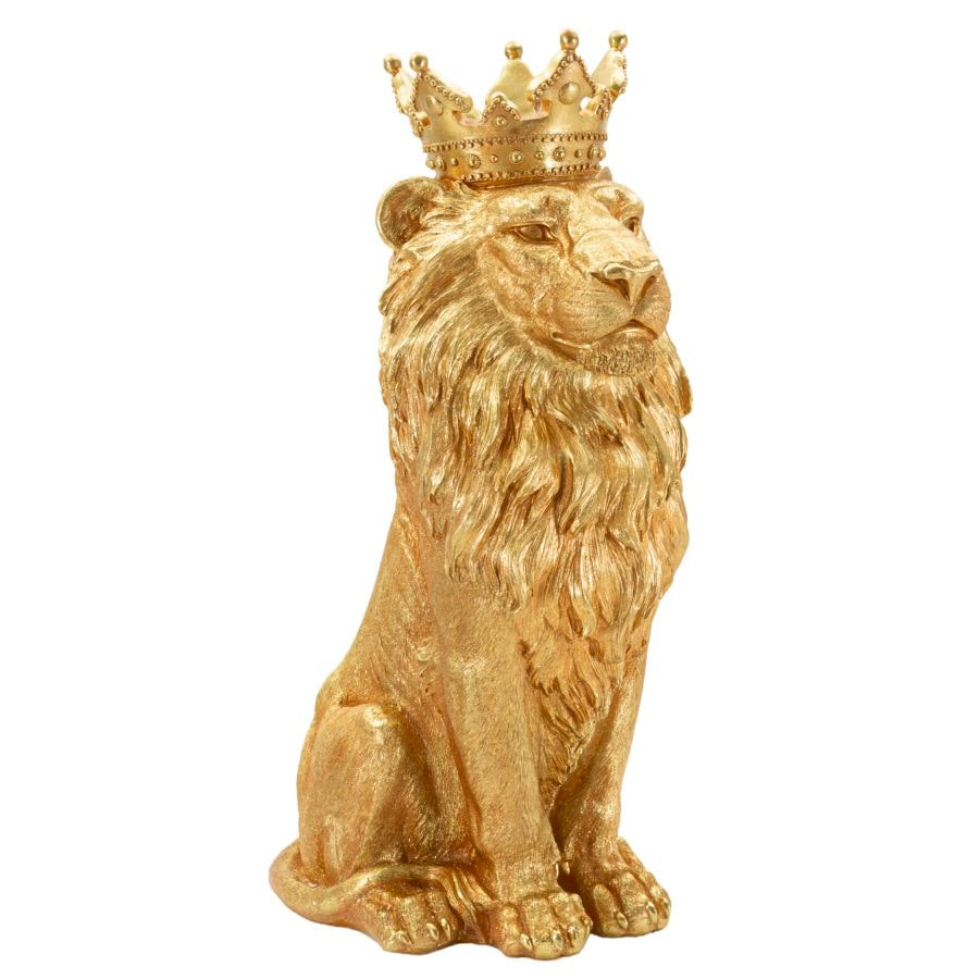 Mauro Ferretti - statuetta re leone shant cm 30x42x74 - 0120270000