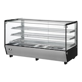 thumbnail of METRO PROFESSIONAL Vitrine chauffante GHV1200R, inox/verre, 121.9 x 56.8 x 68.6 cm, 210  L, temp. : 30 à +90°C, 1800 W, 3 étagères, argenté