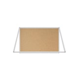 thumbnail of ALLboards Bacheca portavvisi in sughero 90x60 cm anta e struttura in alluminio