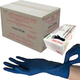 thumbnail of SFM ® HIGH RISK : S Latexhandschuhe puderfrei tex 13g blau (500)