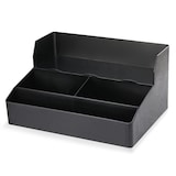 thumbnail of Organiser für Kaffeestation, 3 Fächer, eine Ablage, schwarz, 356x256x180 (BxTxH)
