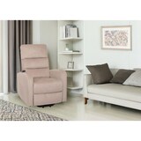 thumbnail of Fernsehsessel HWC-K62, Sessel Relaxsessel TV-Sessel, Liegefunktion Aufstehhilfe elektrisch, Metall Chenille ~ creme