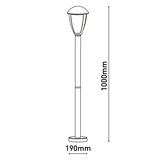 thumbnail of LED-Außensockelleuchte "Clint"