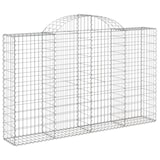 thumbnail of vidaXL Gabionen mit Hochbogen 12Stk. 200x30x120/140cm Verzinktes Eisen