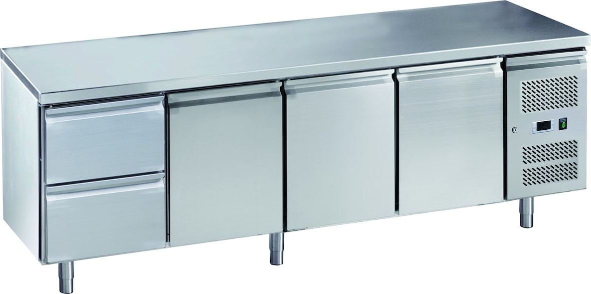 GastroHero Kühltisch ECO 3/2 - GN 1/1