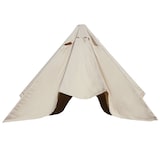 thumbnail of Cobertura de substituição para guarda-sol de restauração HWC-D20, cobertura de substituição para guarda-sol, 5x5m (Ø7,2m) poliéster ~ creme