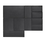 thumbnail of APS 83955 Tabuleiro de melamina preta com aspeto de ardósia GN 1/1 - 53 x 32,5 cm, A 1 cm