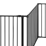 thumbnail of Kaminschutzgitter Agni aus 5 Elementen mit Sicherheitstür - schwarz