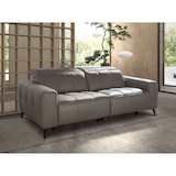 thumbnail of Angel Cerdá 3-zits relaxsofa in grijs leer 6210C 216 x 110 x 98