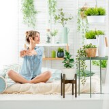 thumbnail of Relaxdays Pflanzenständer Bambus 3er Set, Übertopfständer innen, Blumentöpfe D 20/25/29 cm, Pflanzentopfhalter, braun