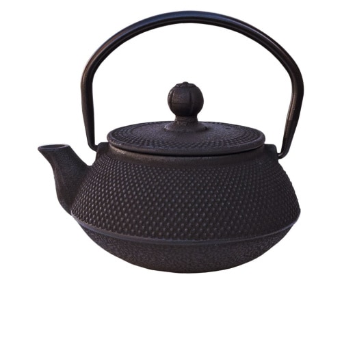 Guss-Teekanne ARARE für 0,5 Liter in schwarz