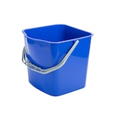 thumbnail of METRO Professional Wagen mit Doppeleimer, PP / Eisen, 45 x 75 x 90 cm, 2 x 23 L, blau / rot