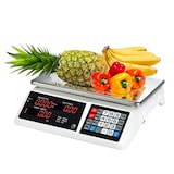 thumbnail of Bascula balanza  para pesar fruta, verdura, 40kg 2 en 1 batería interna y corriente 220V inalámbrica pantalla