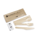 thumbnail of Kit couverts en bois 6/1