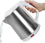 thumbnail of Hervidor de agua eléctrico Jata JEHA1723 de 2 L. 1500 W. Máxima rapidez de ebullición. Cuerpo de acero inox. Jarra sin cable. Tapa abatible