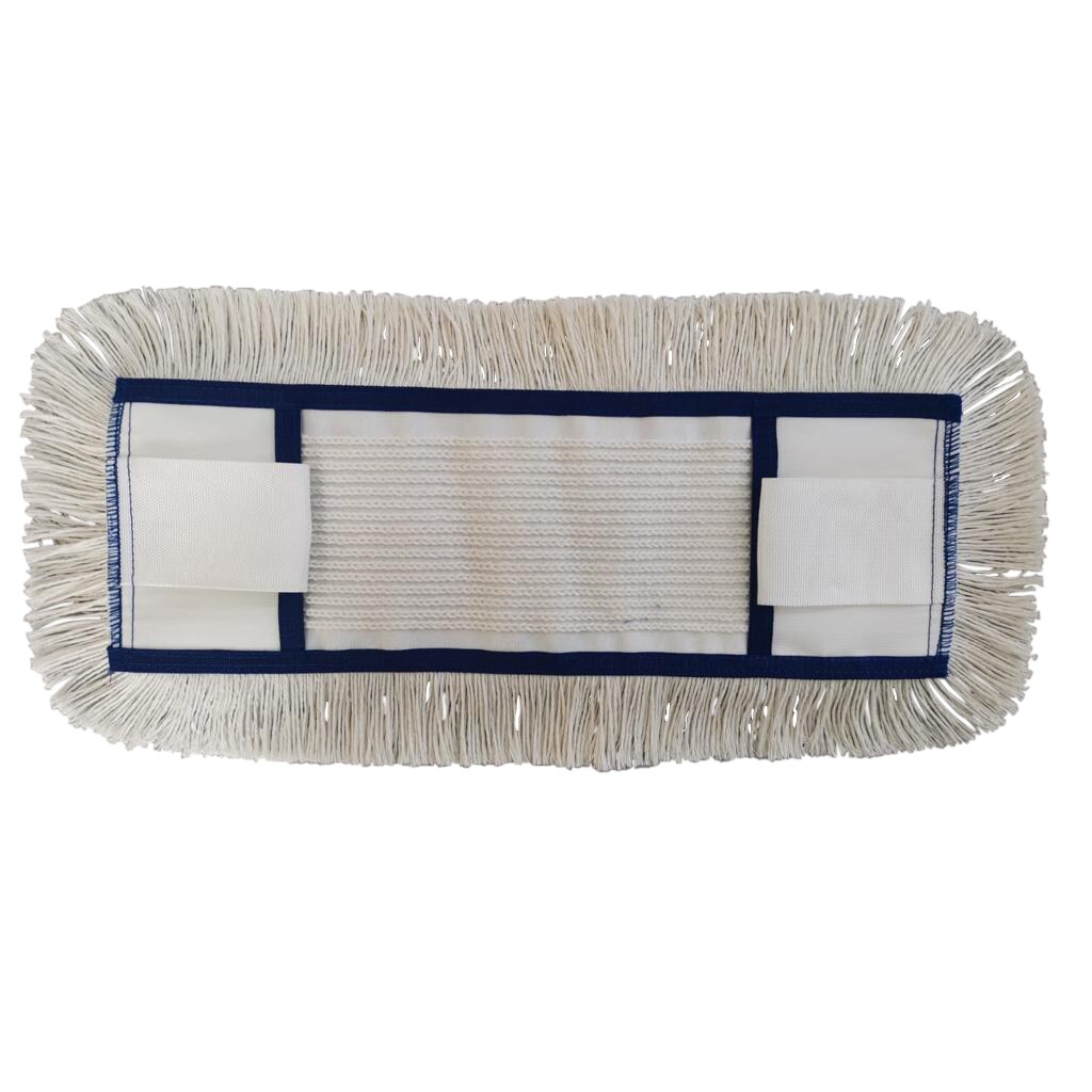 CleanSV Laschenmop Baumwollmop 50 cm Wischmop mit Laschen und Taschen Bodenwischer