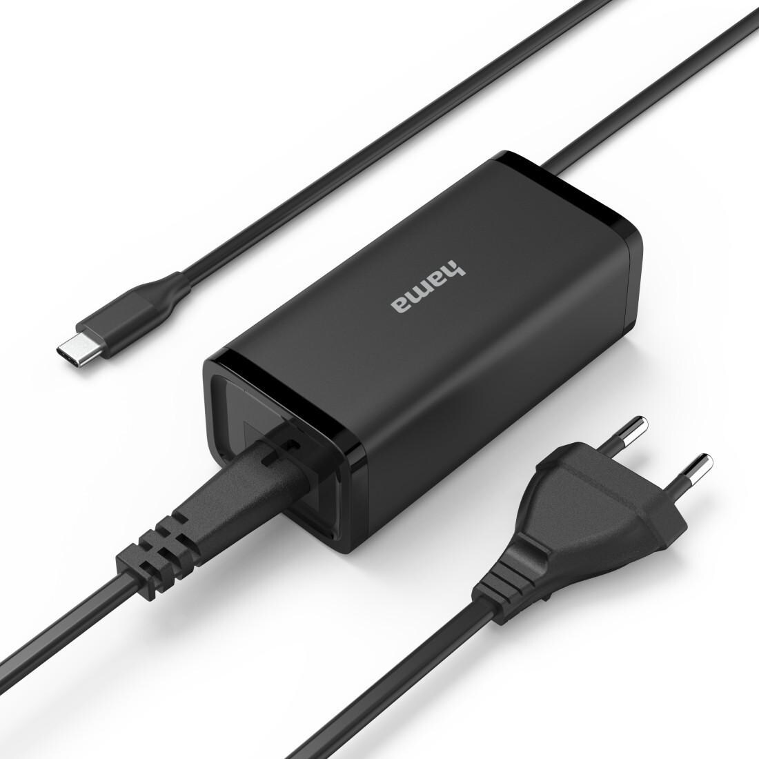 Hama USB-C Netzteil 100W, GaN, Power Delivery, 5-20V