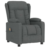 thumbnail of vidaXL Massagesessel Dunkelgrau Stoff