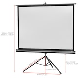 thumbnail of celexon Stativleinwand Economy 176 x 132 cm