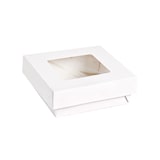 thumbnail of Ecolomique - 25 Pcs - Boîte carton blanc "Kray" - 350 ml, 11,5 x 11,5 cm, Hauteur: 4 cm - ECO210KRAYWH115