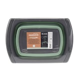 thumbnail of WellHome - Cesto dobrável para lava-louças verde e cinza 29x26x13,5cm