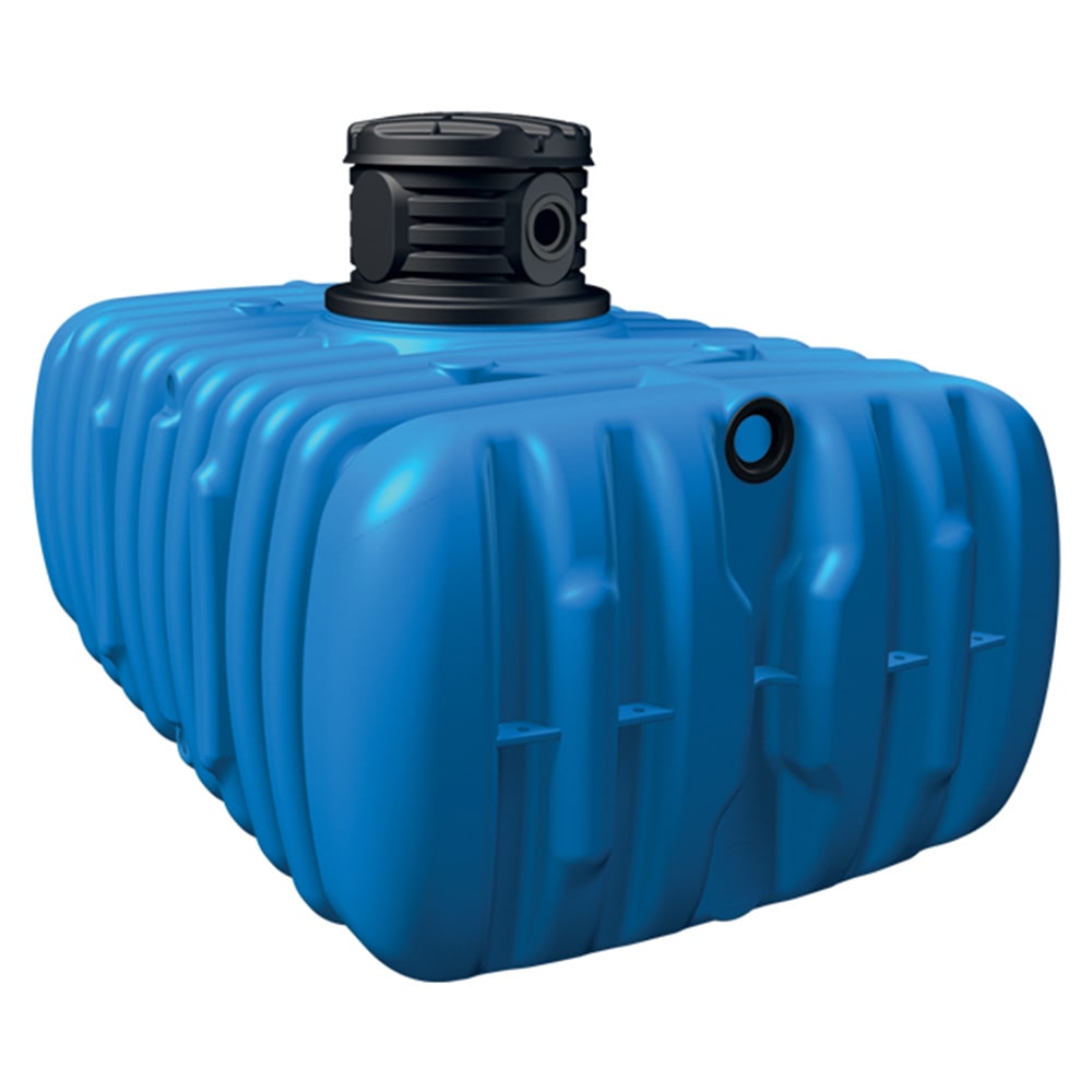 Cuve de stockage d'eau 1500l enterrée confort flat - BLEU