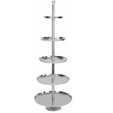 thumbnail of Etagere XXL Servierständer 5-stöckig 170cm Teller Obst Laden Deko Aluminium