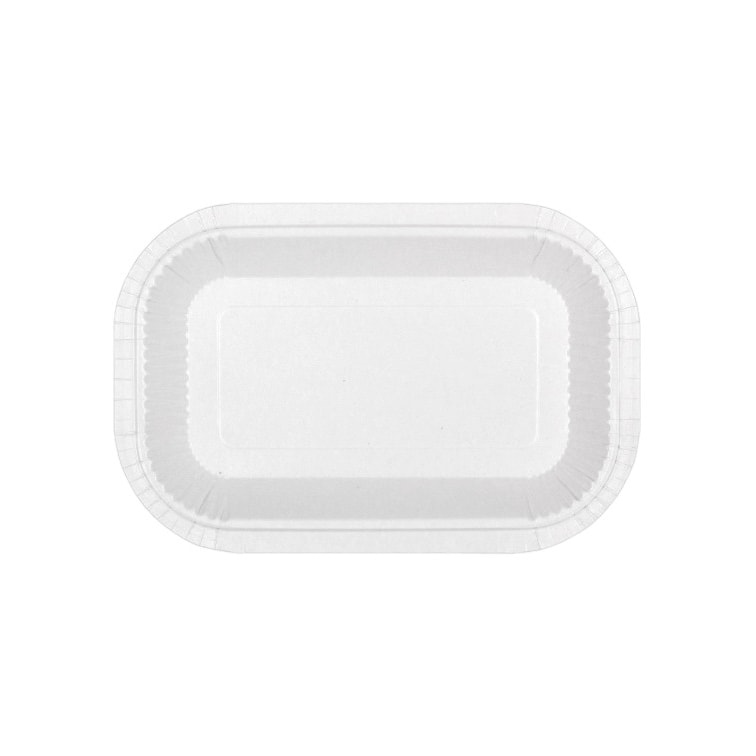 MONOUSO - Papieren Dienblad Vormig Vetvrij Wit 15x23cm 250g/m² (50 stuks)
