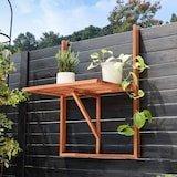thumbnail of Casaria Balkontisch Balkonhängetisch Balkon Tisch klappbar Akazie Holz