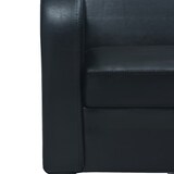 thumbnail of vidaXL 3-Sitzer-Sofa Kunstleder Schwarz