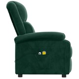 thumbnail of vidaXL Elektrischer Massagesessel Dunkelgrün Samt