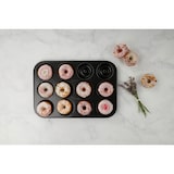 thumbnail of Dr. Oetker Tradition Molde Repostería, 12 Cavidades con Saliente Central para Hacer Donuts, Rosquillas Y Bagels, Acero con Revestimiento