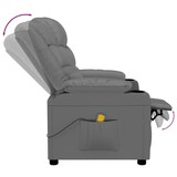 thumbnail of vidaXL Massagesessel Grau Kunstleder