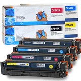 thumbnail of Kompatibel HP CF540X, CF541X, CF542X, CF543X Sparset 4 Toner alle Farben von D&C
