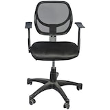 thumbnail of SIGMA Silla de oficina SC17, plástico, altura de asiento regulable, negra