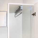 thumbnail of Emuca 7005725 Porte vêtements extractible pour armoire grande profondeur Self, 800, Peint en aluminium, Acier et Plastique.