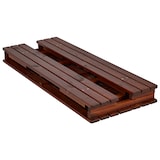 thumbnail of METRO PROFESSIONAL Bierzeltgarnitur 3-tlg., 1 Biertisch 180 x 70 cm, 2 Bierbänke 180 x 27.5 cm, dunkelbraun